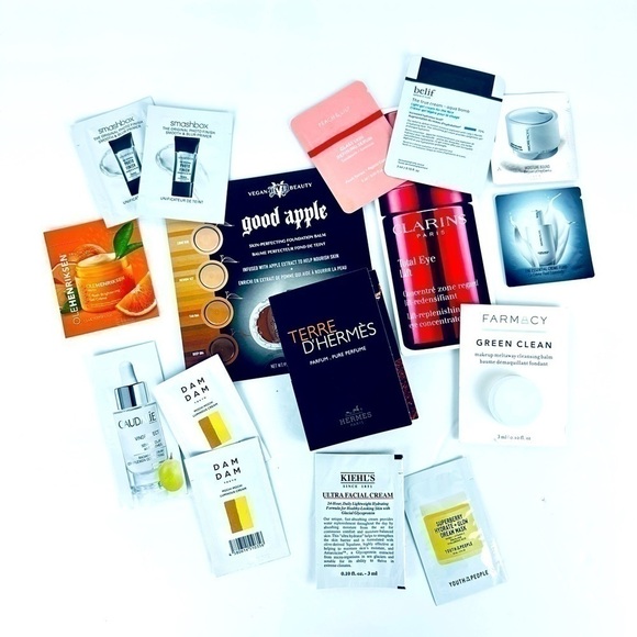 Caudalie Other - NWT Bundle of 16 Samples: Amore Pacific, Hermes, Kiehl's, Smashbox